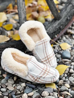 The Plaid Slipper Shoe