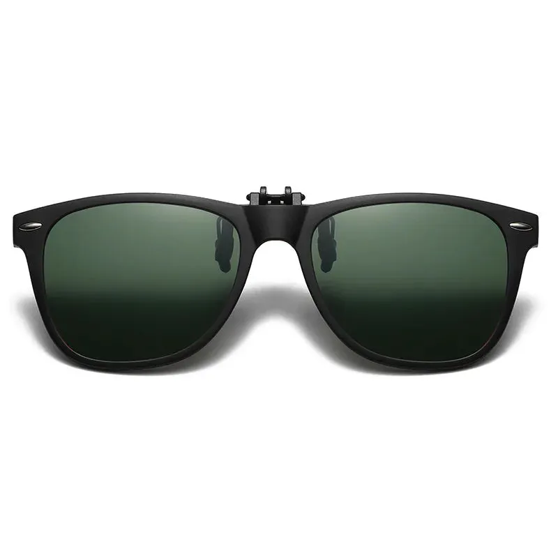 TR90 Polarized Flip-Up Clip-On Sunglasses