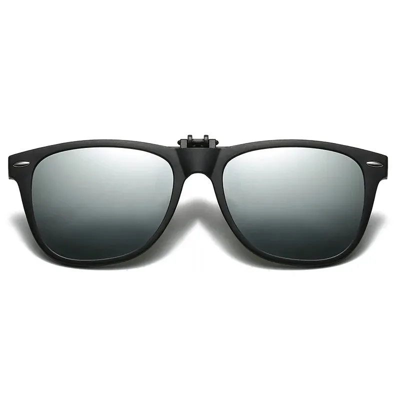 TR90 Polarized Flip-Up Clip-On Sunglasses