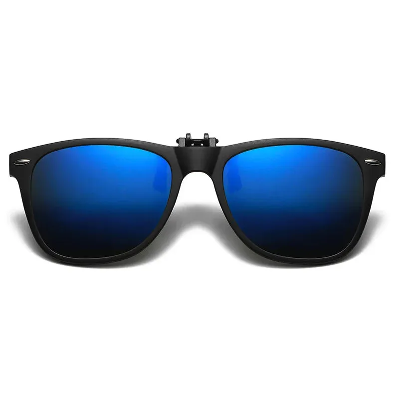 TR90 Polarized Flip-Up Clip-On Sunglasses