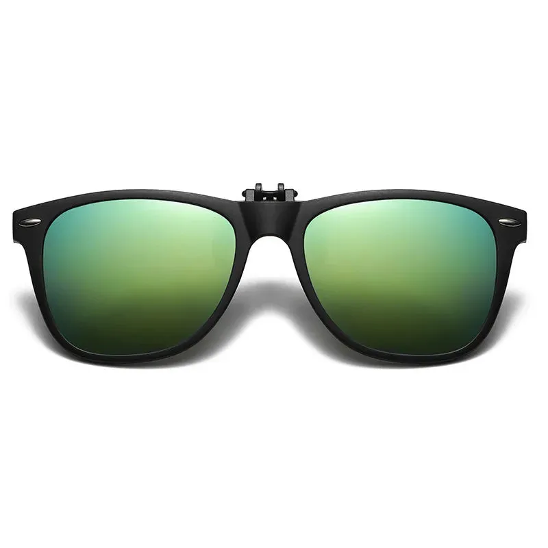 TR90 Polarized Flip-Up Clip-On Sunglasses