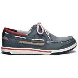 TRITON THREE EYELETS NBK - Moc - Low Cut - Man - BLUE NAVY