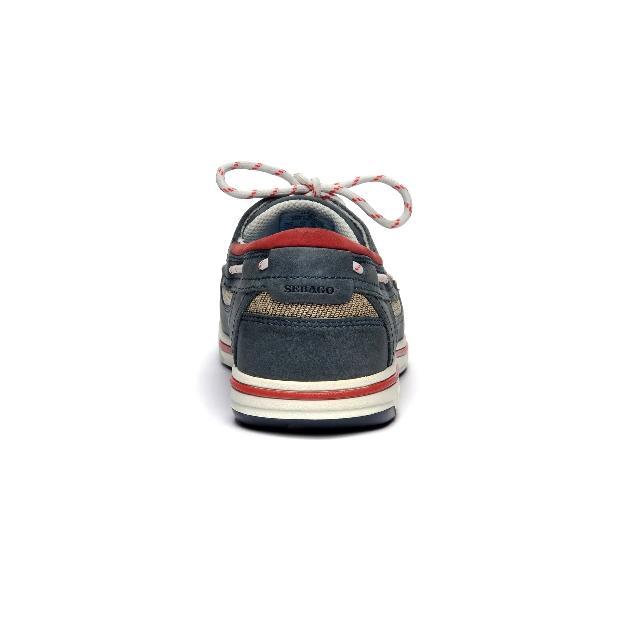 TRITON THREE EYELETS NBK - Moc - Low Cut - Man - BLUE NAVY