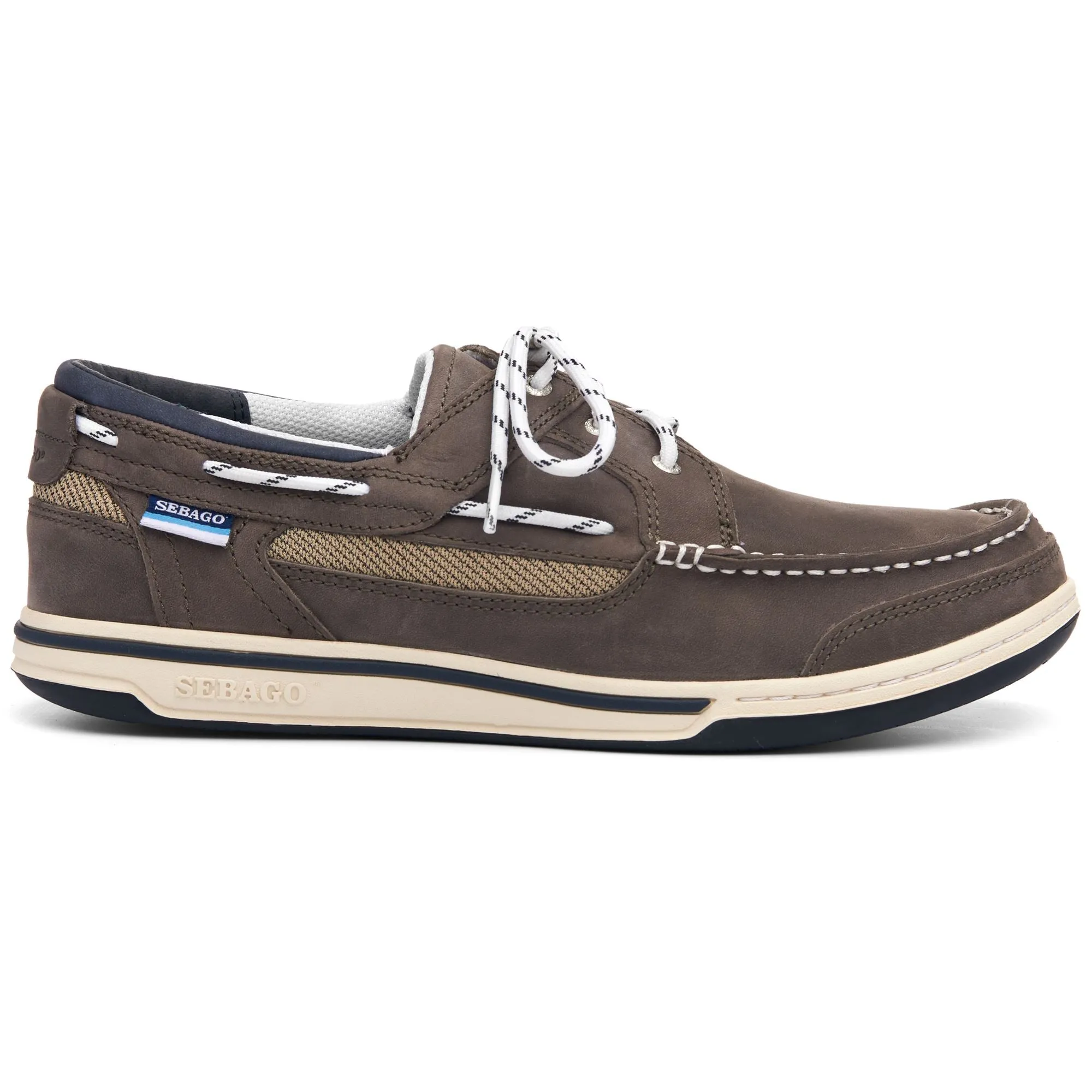 TRITON THREE EYELETS NBK - Moc - Low Cut - Man - DK GREY-TAUPE