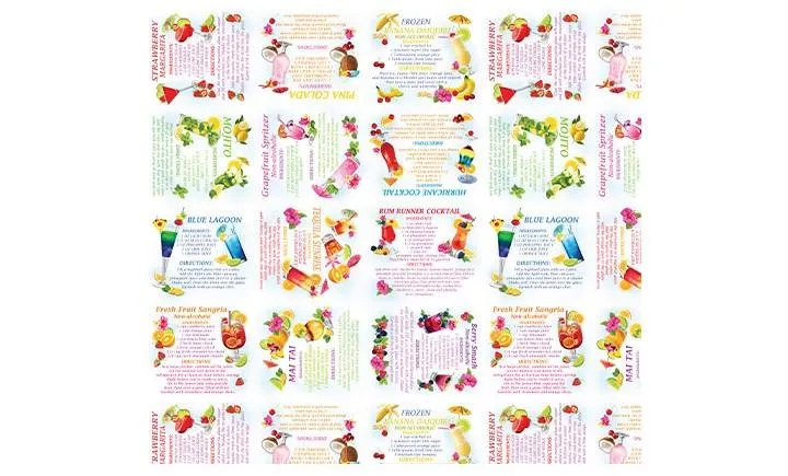 Tropical Escape by Kanvas Studio COCTAIL RECIPES/WHITE