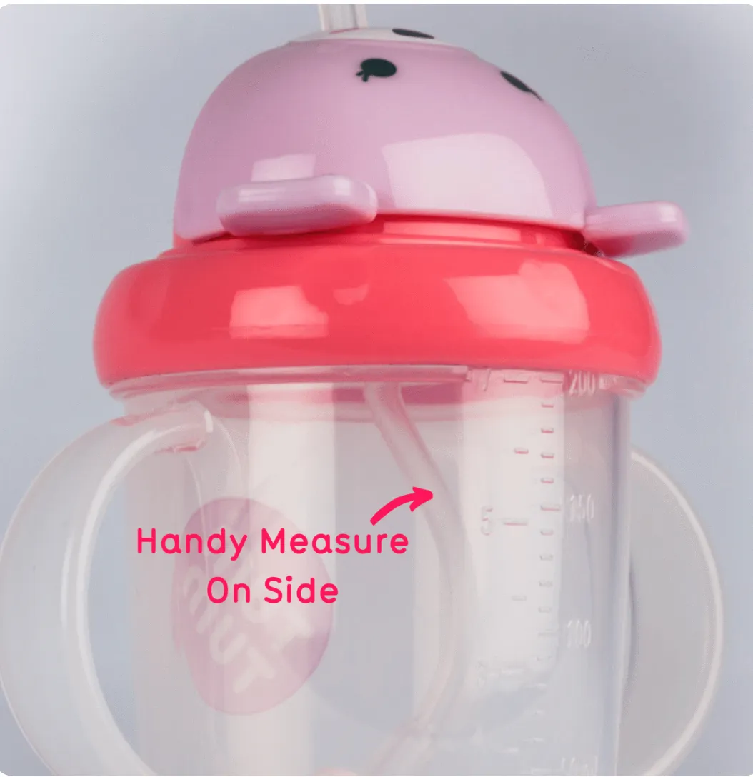 Tum Tum Tippy Up  Cup with Weighted Straw (Valve Free), Betsy Bear, 200ml