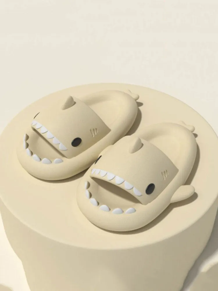 Unisex Casual Shark Slides