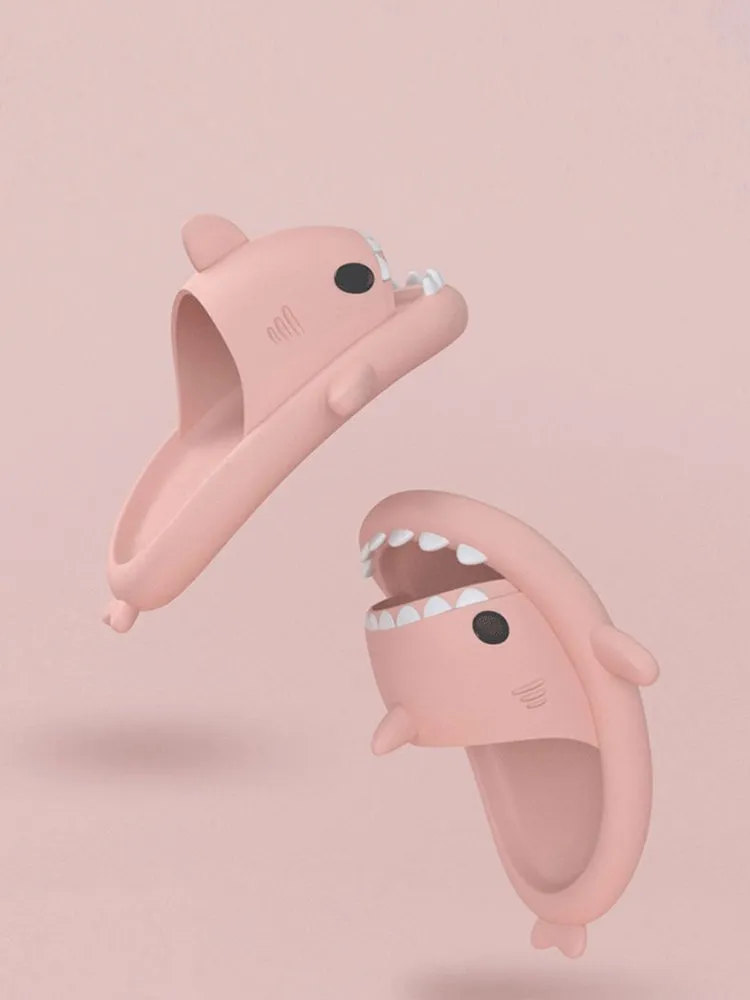 Unisex Casual Shark Slides