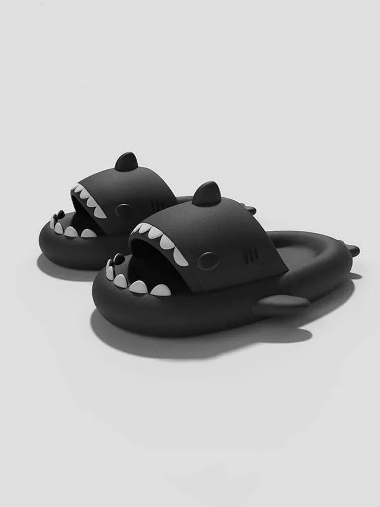 Unisex Casual Shark Slides