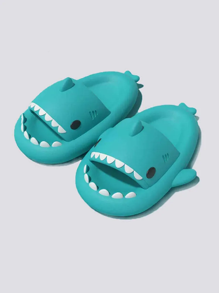 Unisex Casual Shark Slides