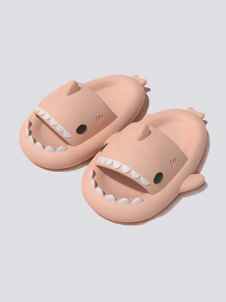 Unisex Casual Shark Slides