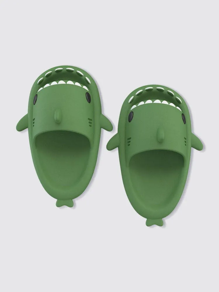 Unisex Casual Shark Slides