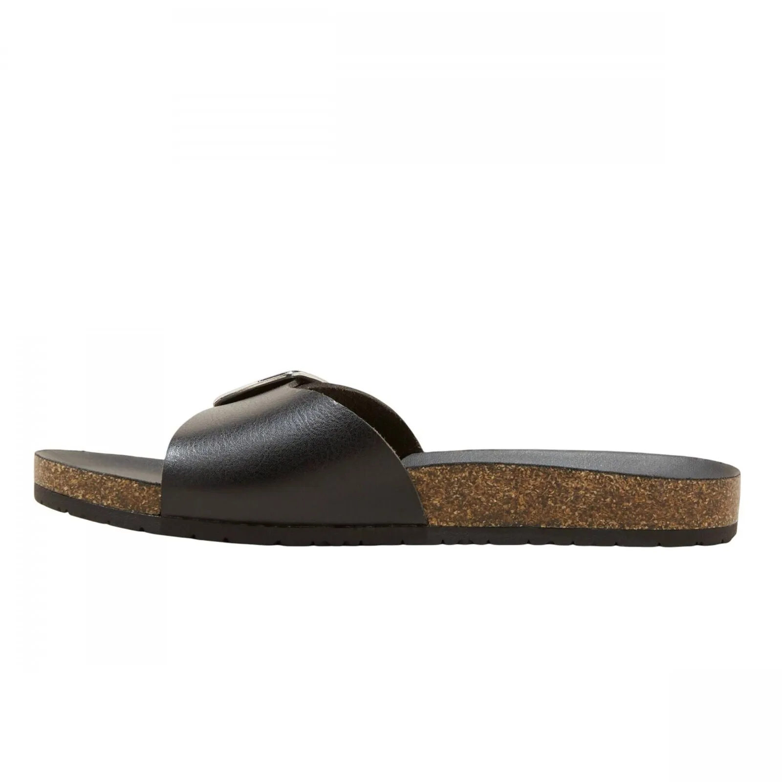 Universal Thread Womens Cameron Single Band Footbed Sandals 89998530 Black 8.5M