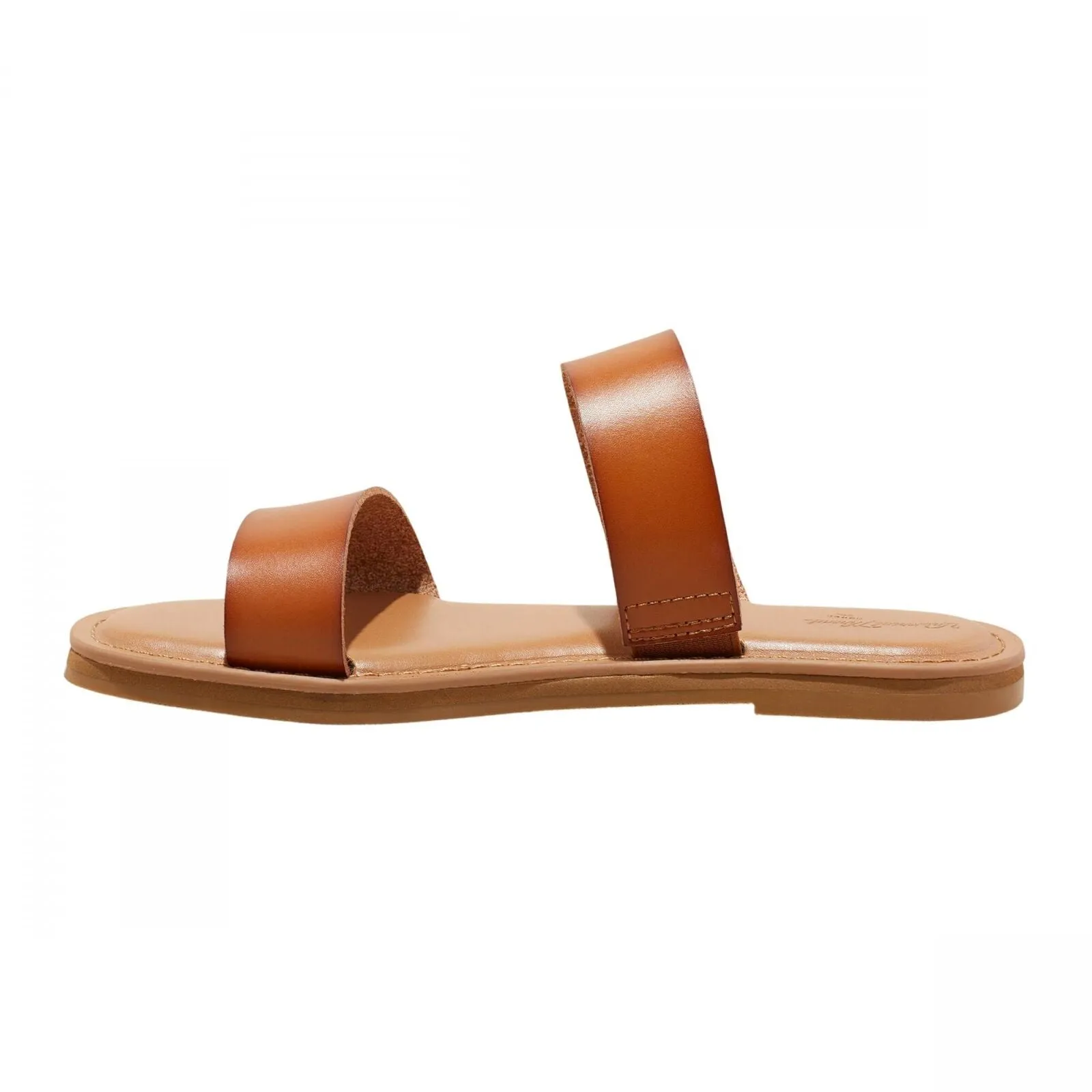 Universal Thread Womens Freya Two Band Slide Sandals 92244841 Cognac Brown 12M
