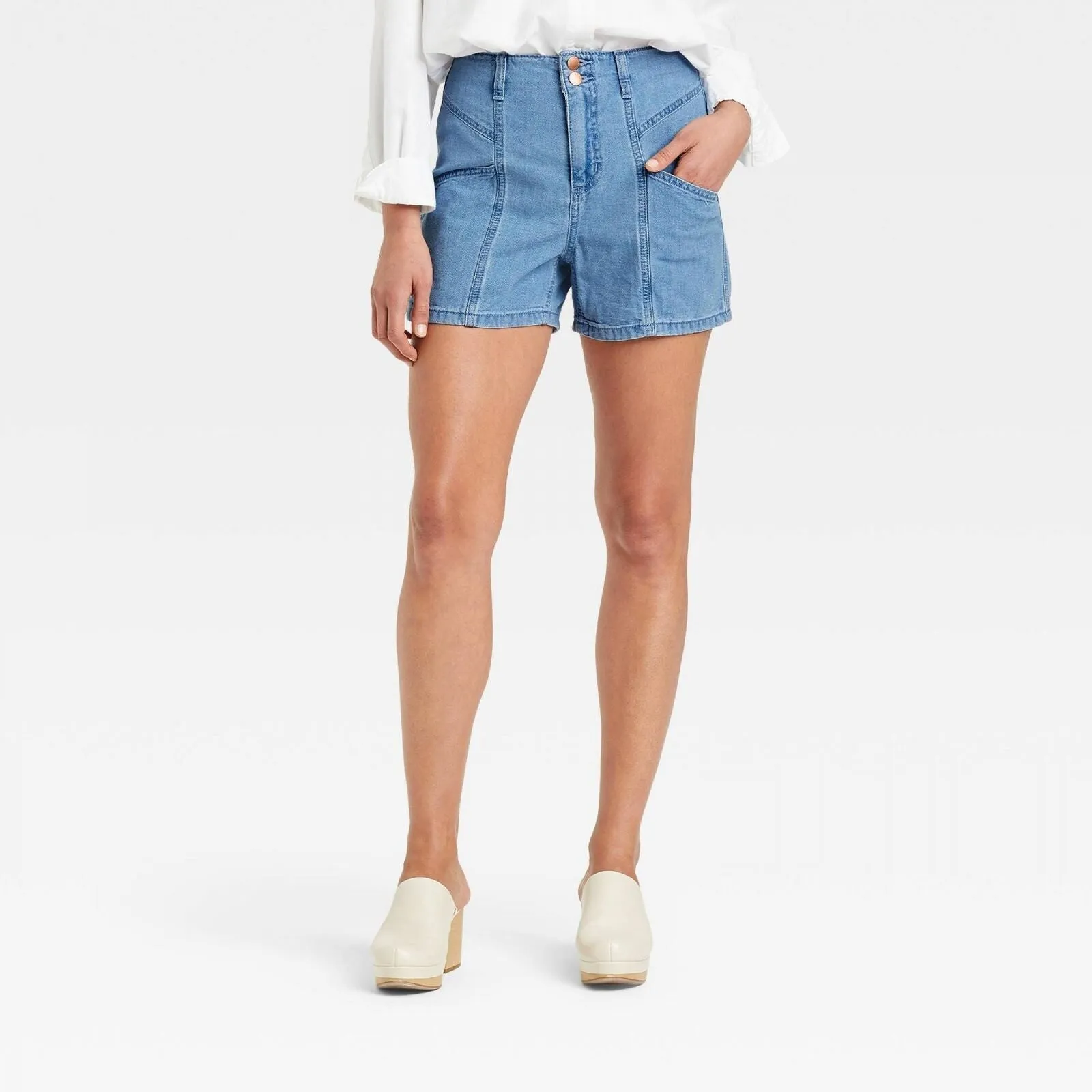 Universal Thread Women's High-Rise Cargo Midi Shorts
