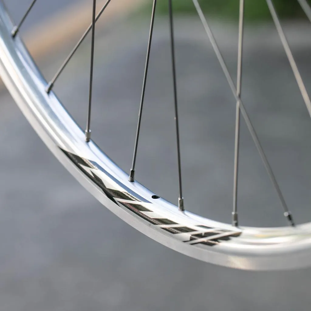 Velocity Quill 32H Track Wheelset - High Polish Silver