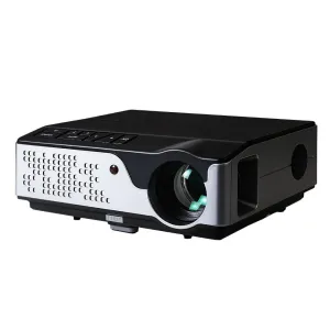 Video Projector Wifi USB Portable 4000 Lumens HD 1080P Home Theater Black