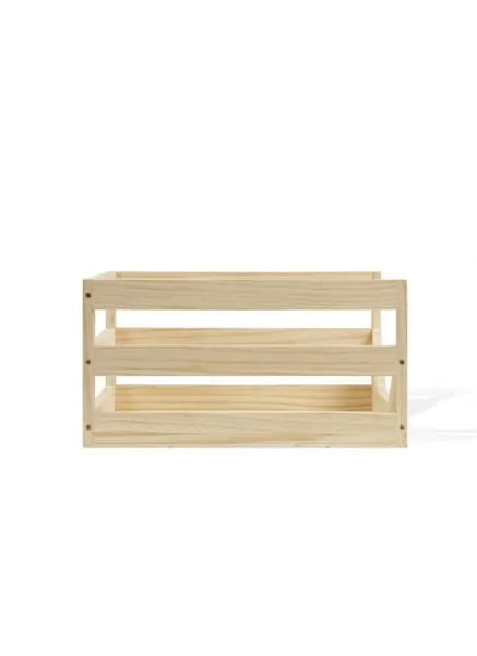 Vinyl Record Storage Crate - Natural