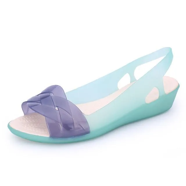 Women Sandals Beach Jelly Shoes Woman Flat Sandals
