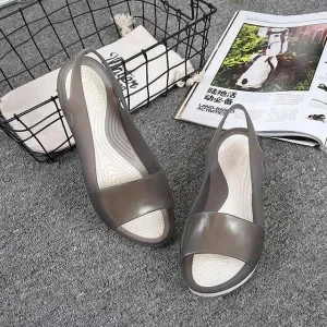 Women Sandals Beach Jelly Shoes Woman Flat Sandals