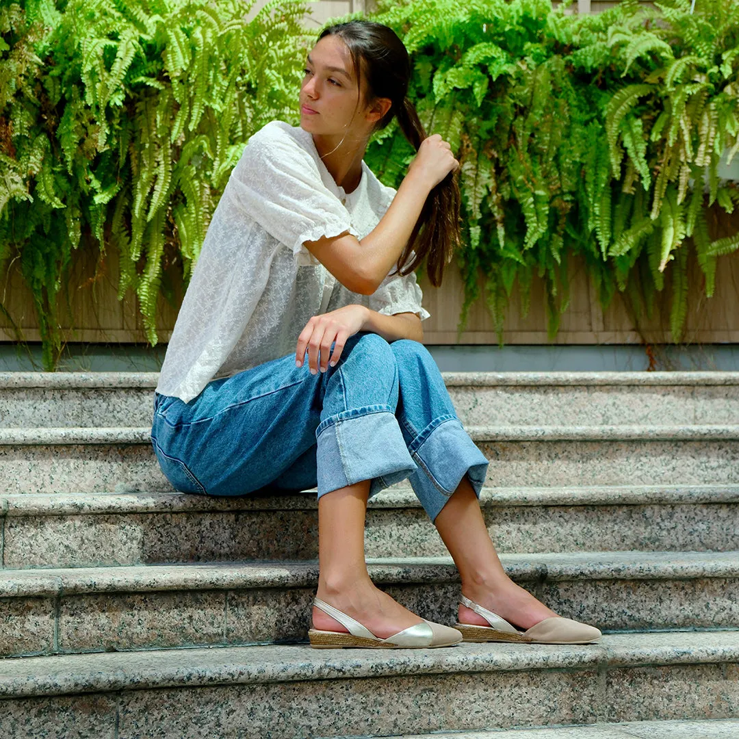 YAMER Nude espadrilles