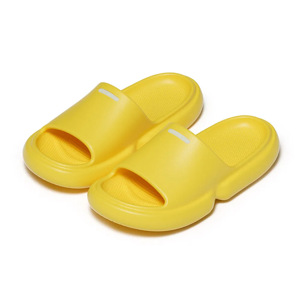 YouDiao Anti-Slip Bathroom Slippers - Warm Yellow, Size 35-36